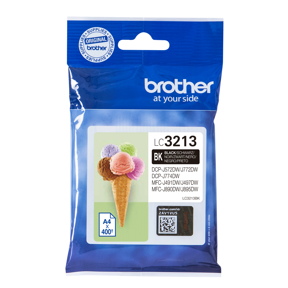 Brother genuine LC3213BK ink cartridge - black